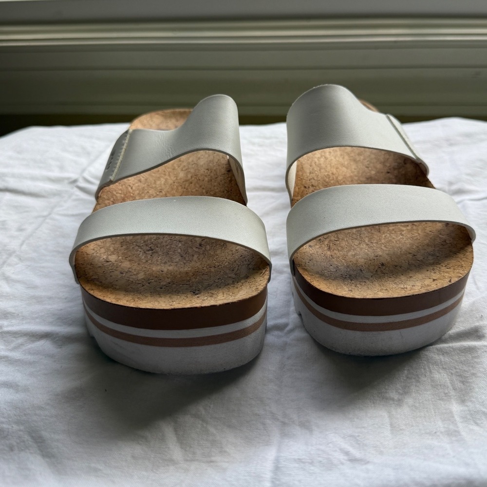Reef Cushion Vista White Sandals Size 8 - Picture 5 of 8